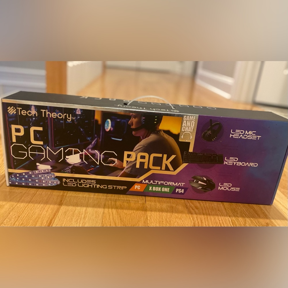 Tech Theory led keyboard gaming set